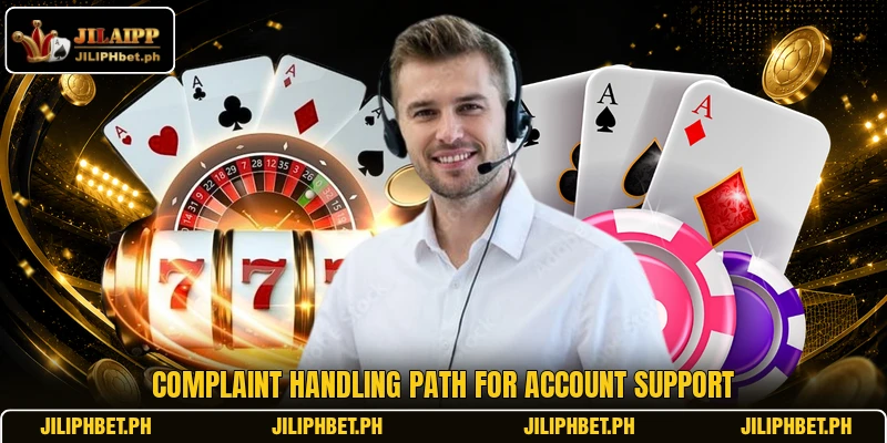 Complaint handling path for account support