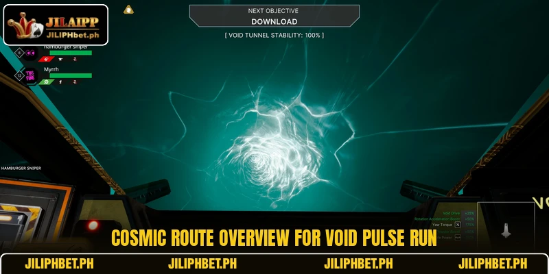 Cosmic route overview for Void Pulse Run