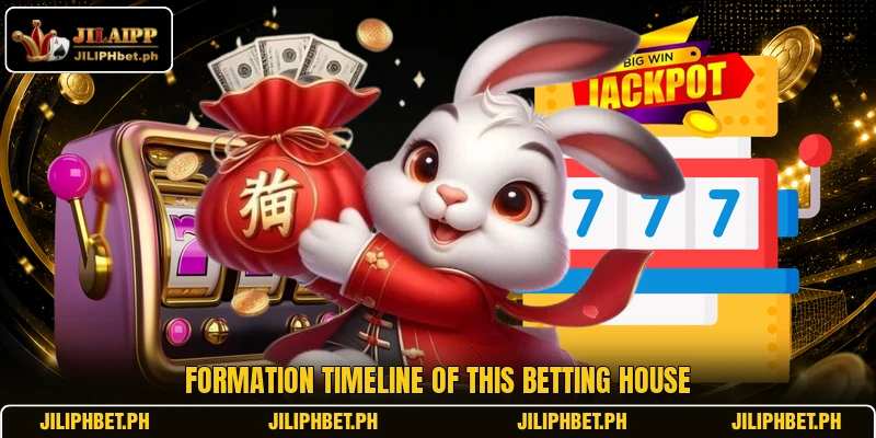 Formation timeline of this betting house