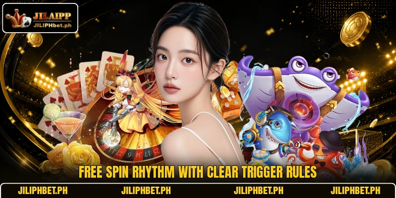 Free spin rhythm with clear trigger rules