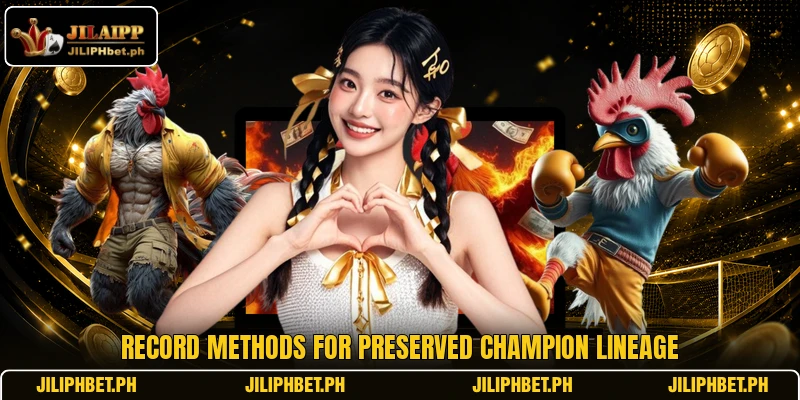 Record methods for preserved champion lineage