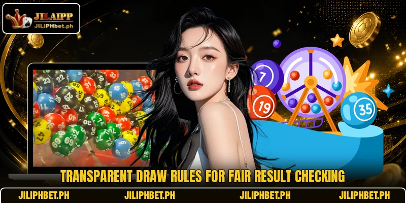 Transparent draw rules for fair result checking